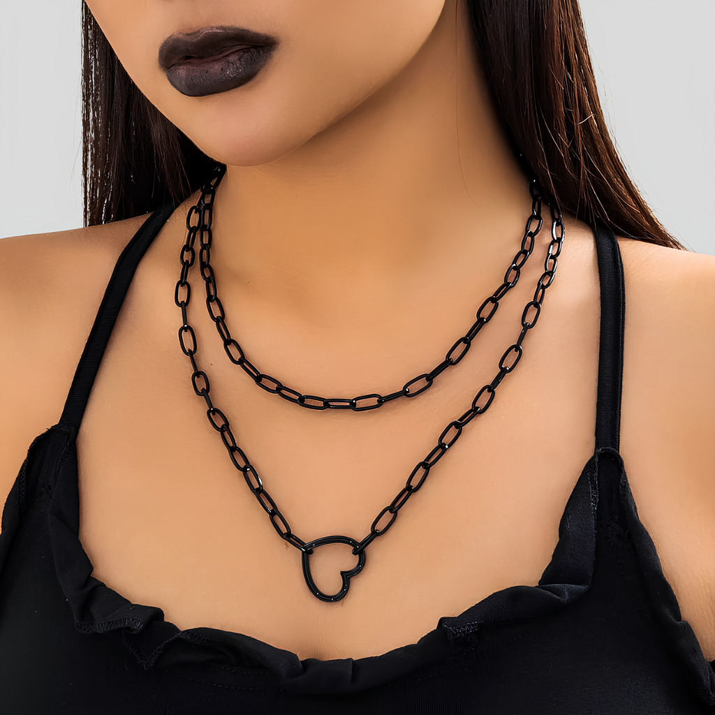 Chained Love Necklace  GEMMACHIC