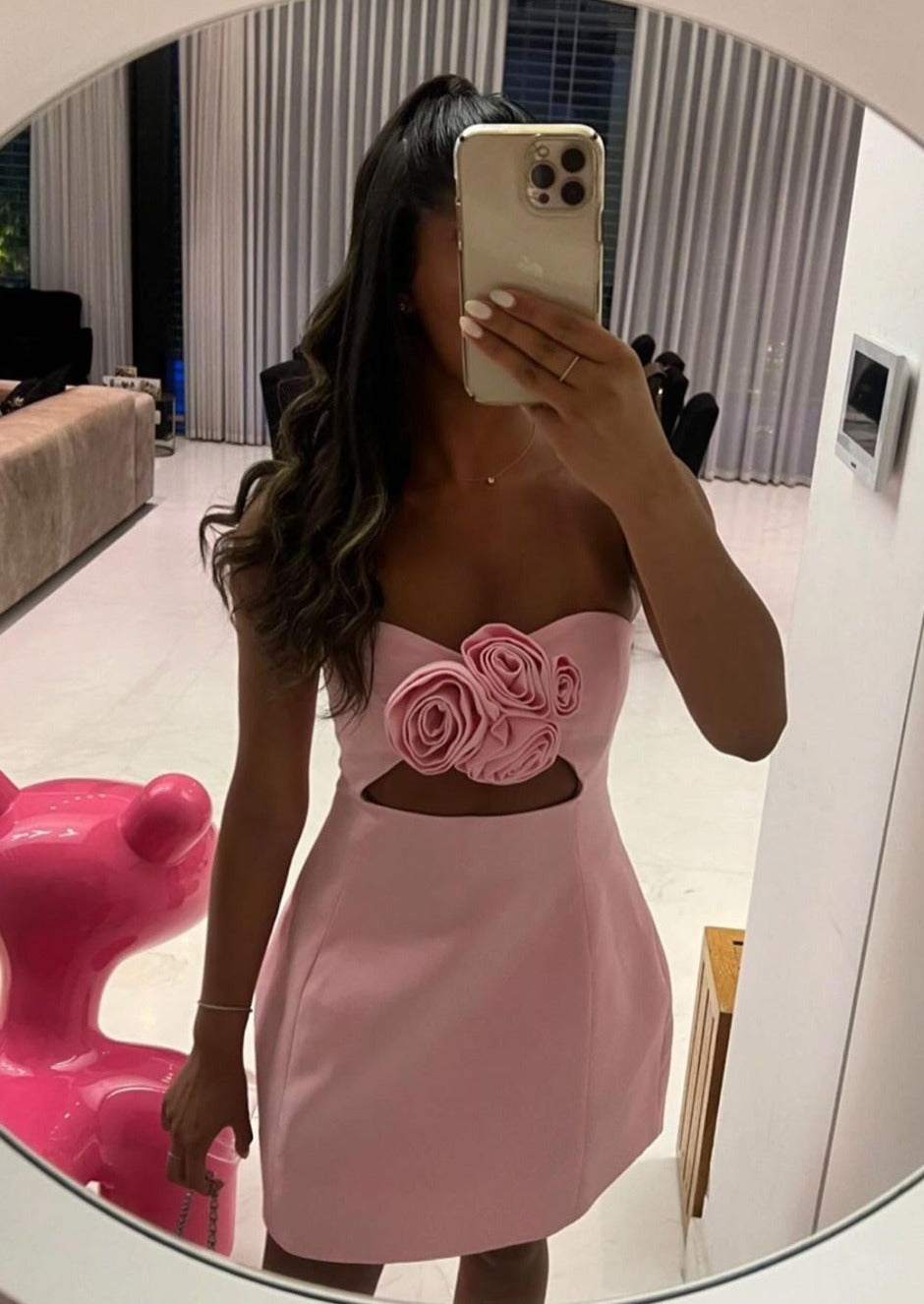 Valencia Dress - Baby Pink  GEMMACHIC