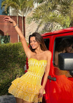 Dolce Dress - Yellow  GEMMACHIC