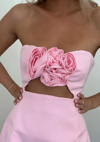 Valencia Dress - Baby Pink  GEMMACHIC