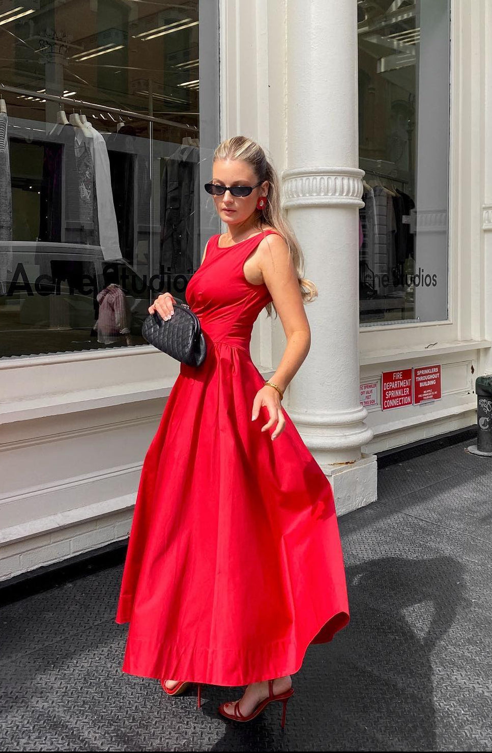 Jacqueline Dress - Red  GEMMACHIC