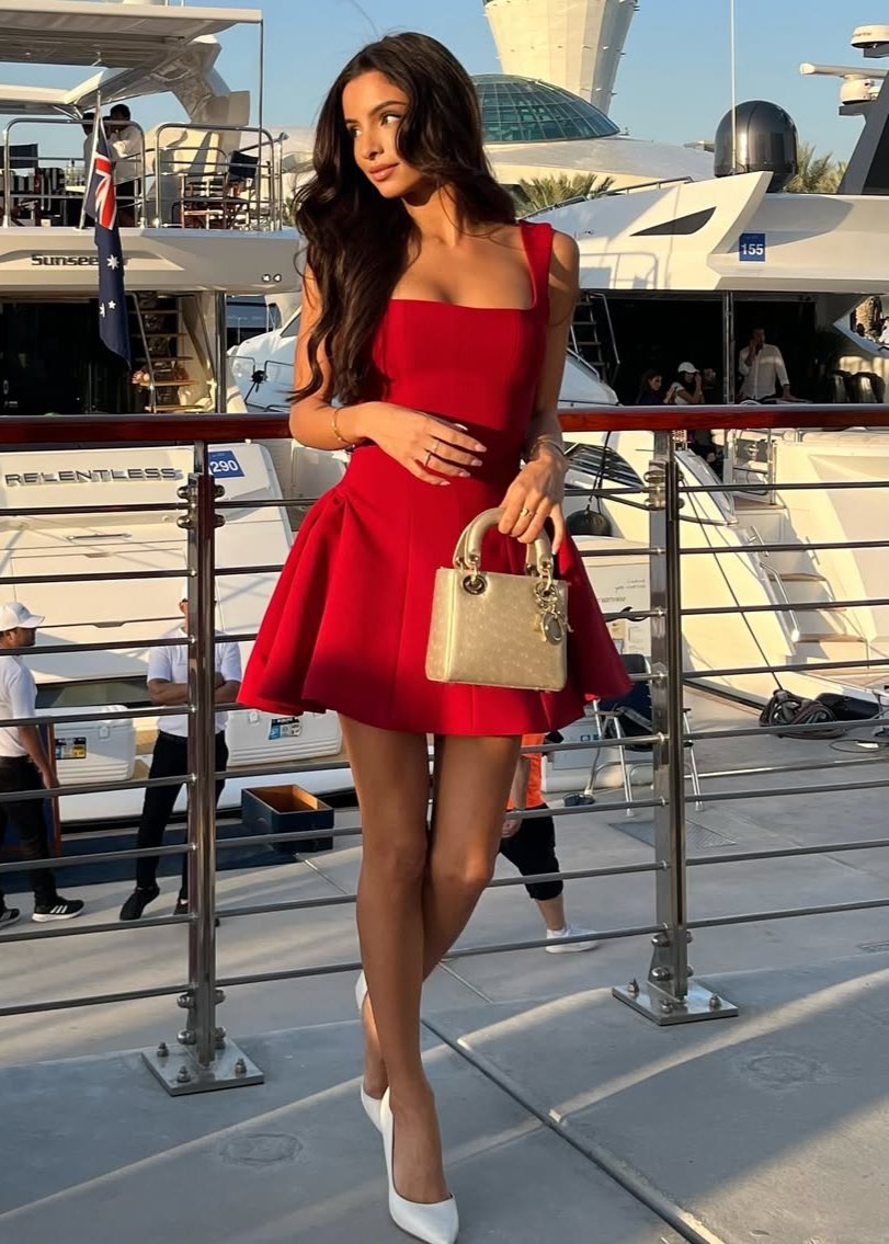 Vivienne Dress - Scarlet  GEMMACHIC