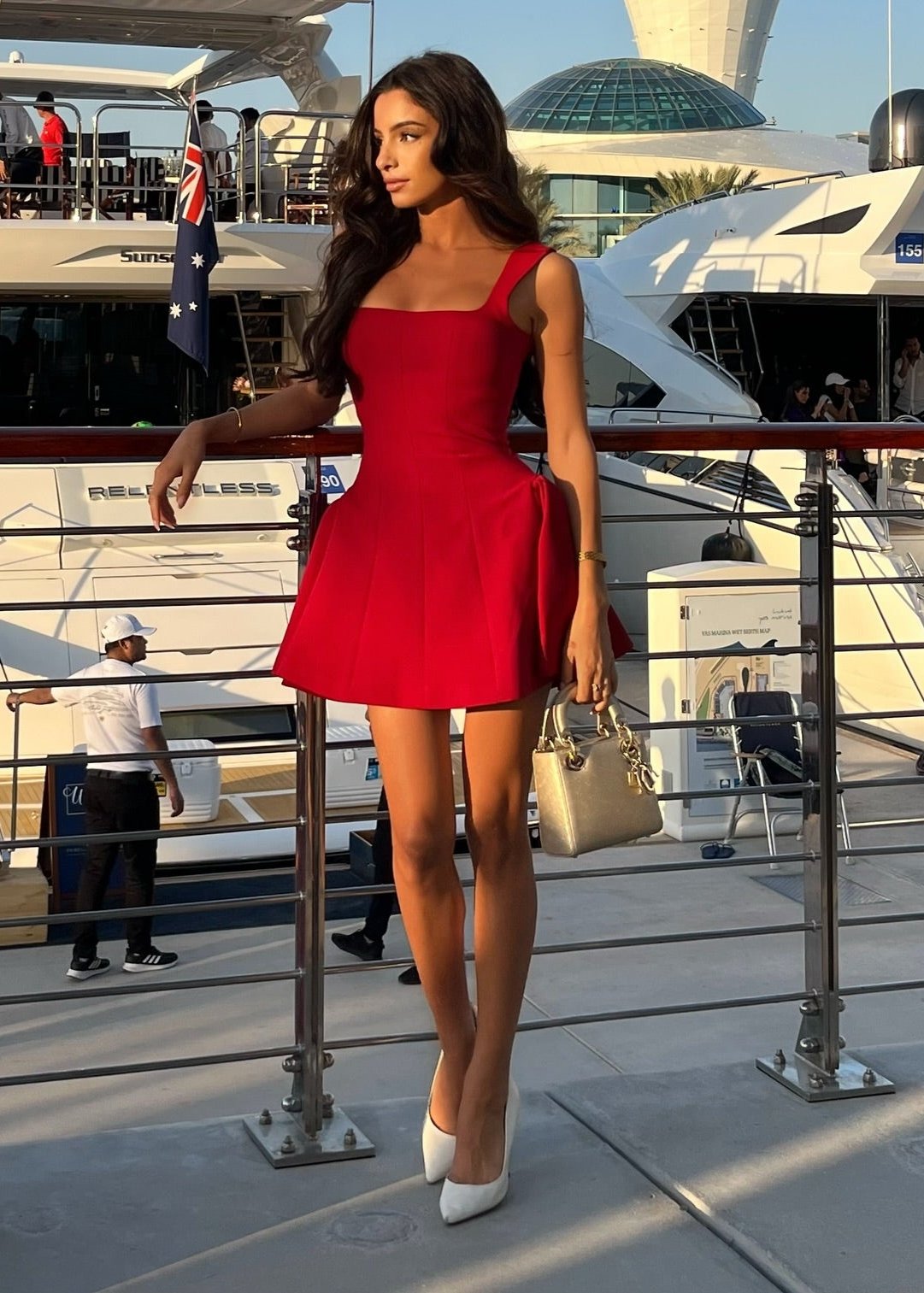 Vivienne Dress - Scarlet  GEMMACHIC