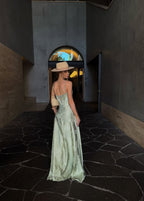 Mallorca Dress - Pistachio  GEMMACHIC