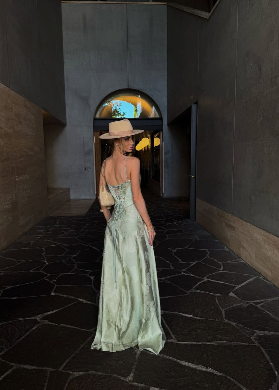 Mallorca Dress - Pistachio  GEMMACHIC