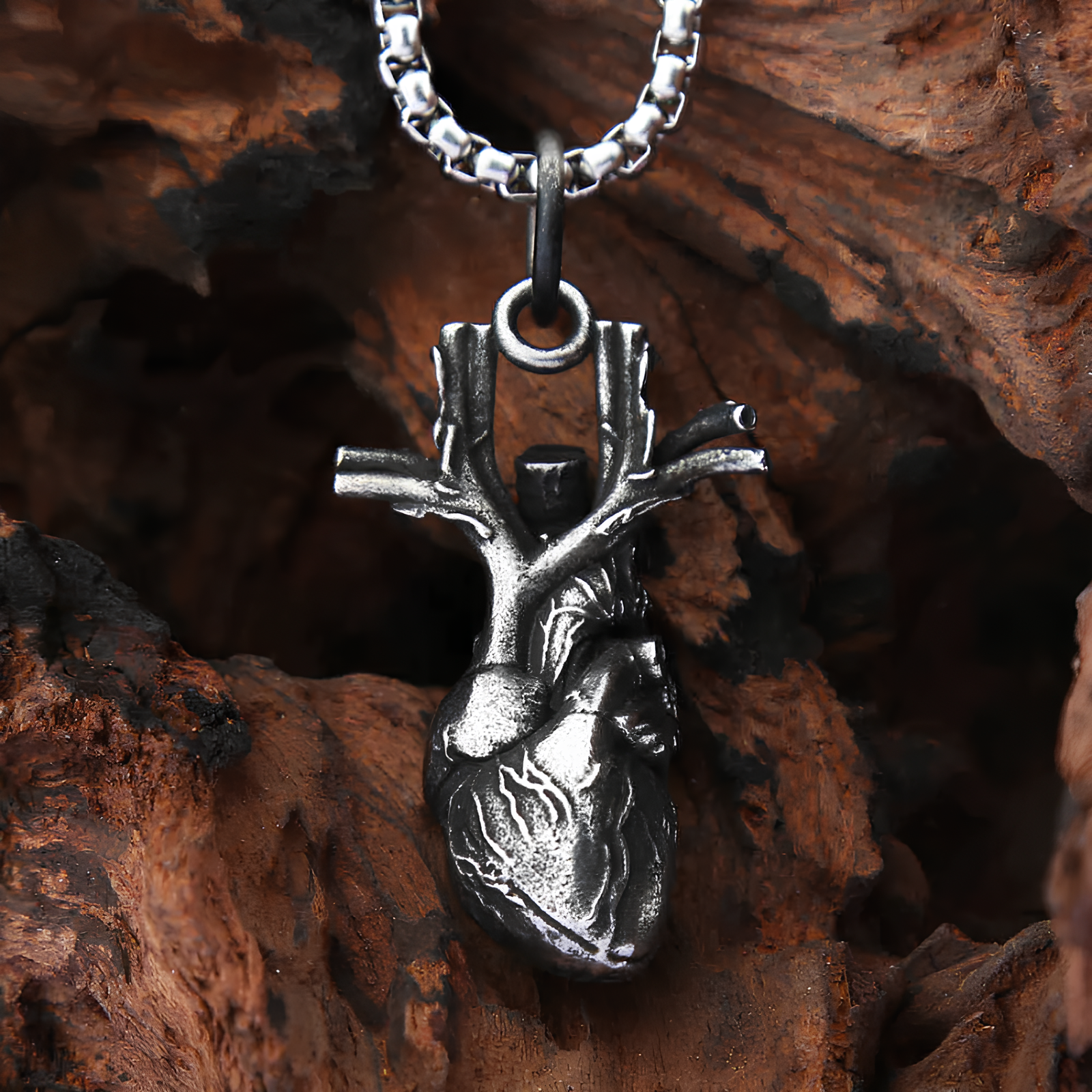 Anatomical Heart Necklace  GEMMACHIC