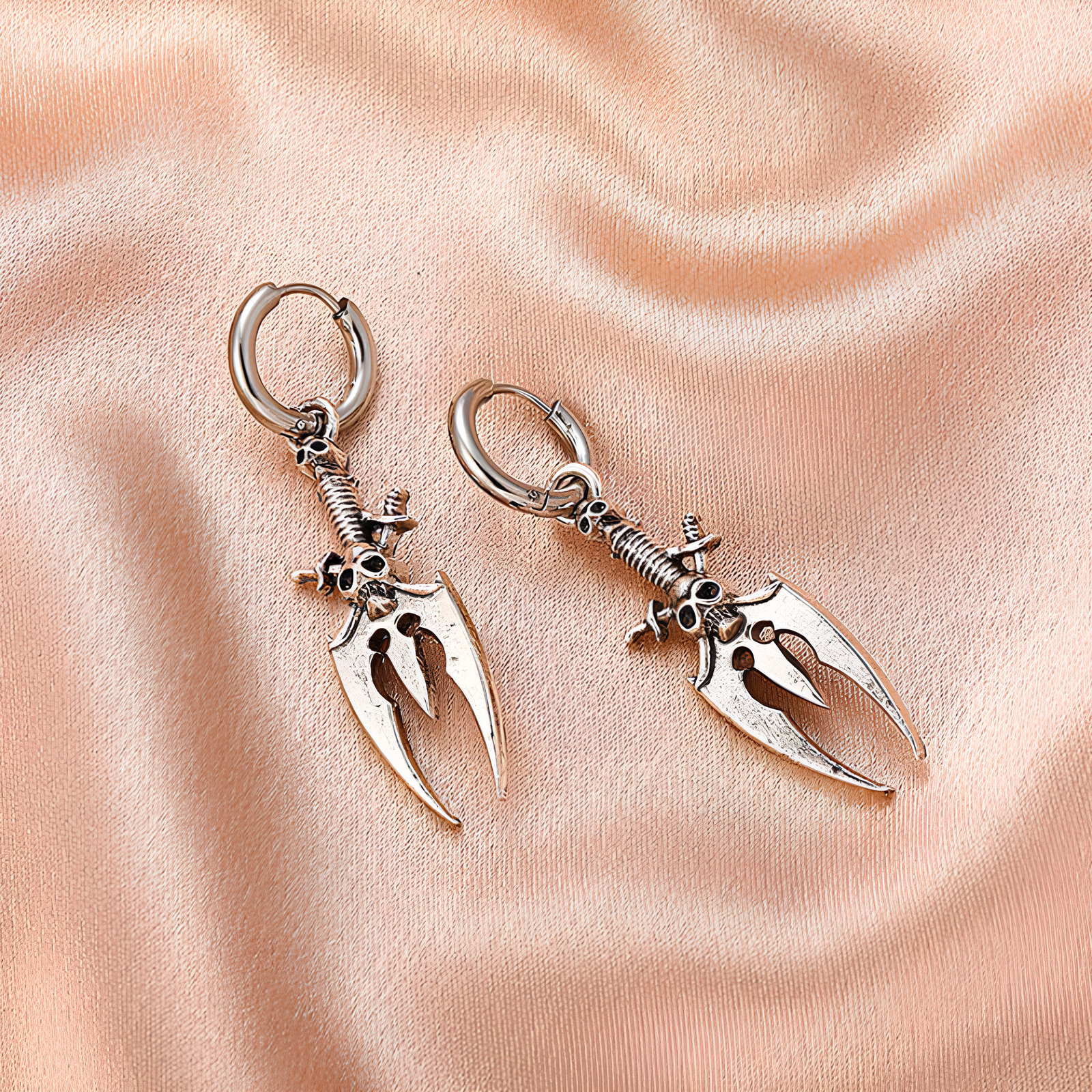 Gothic Dagger Drop Earrings  GEMMACHIC