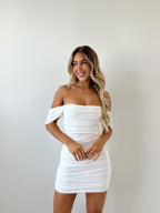 Ardell Mini Dress - White  GEMMACHIC