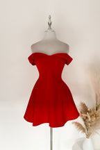 Belle Mini Dress - Red  GEMMACHIC