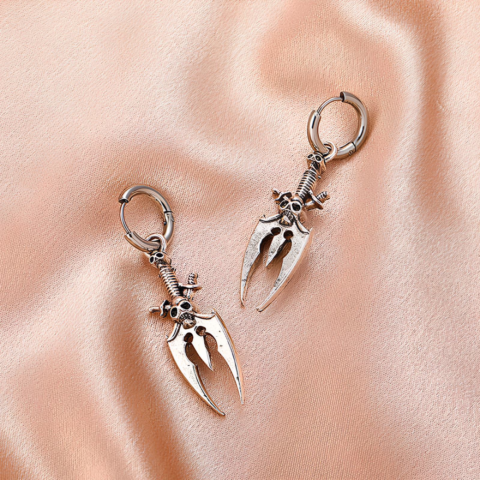 Gothic Dagger Drop Earrings  GEMMACHIC