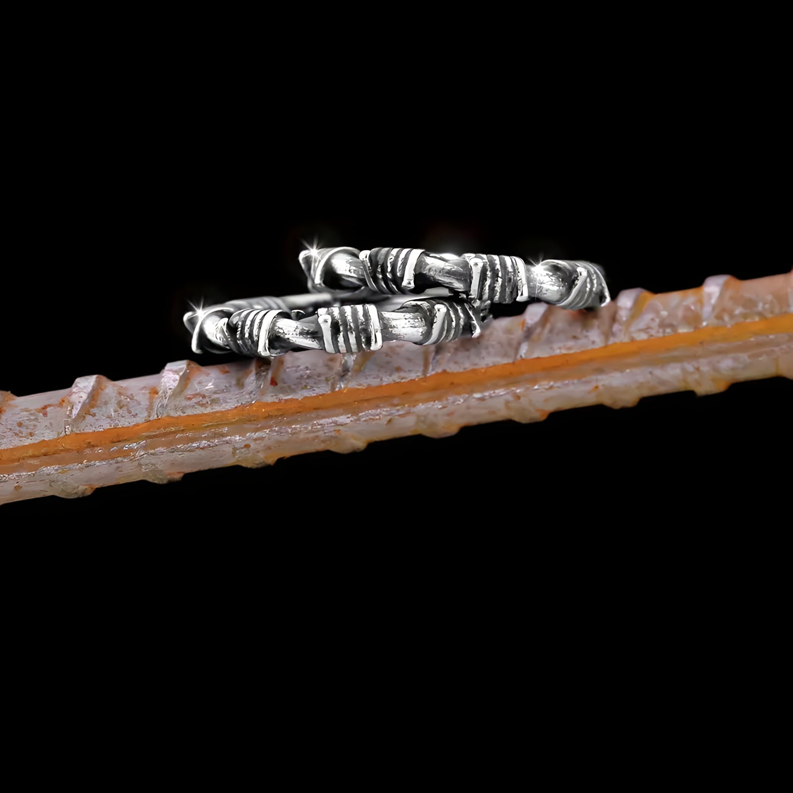 Barb Wire Hoop Earrings  GEMMACHIC