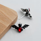 Bat Stud Earrings  GEMMACHIC