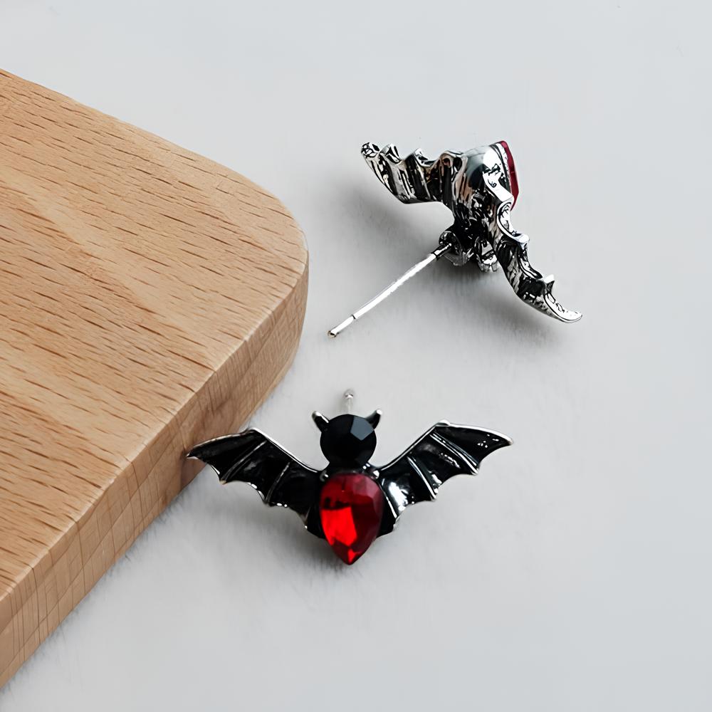 Bat Stud Earrings  GEMMACHIC