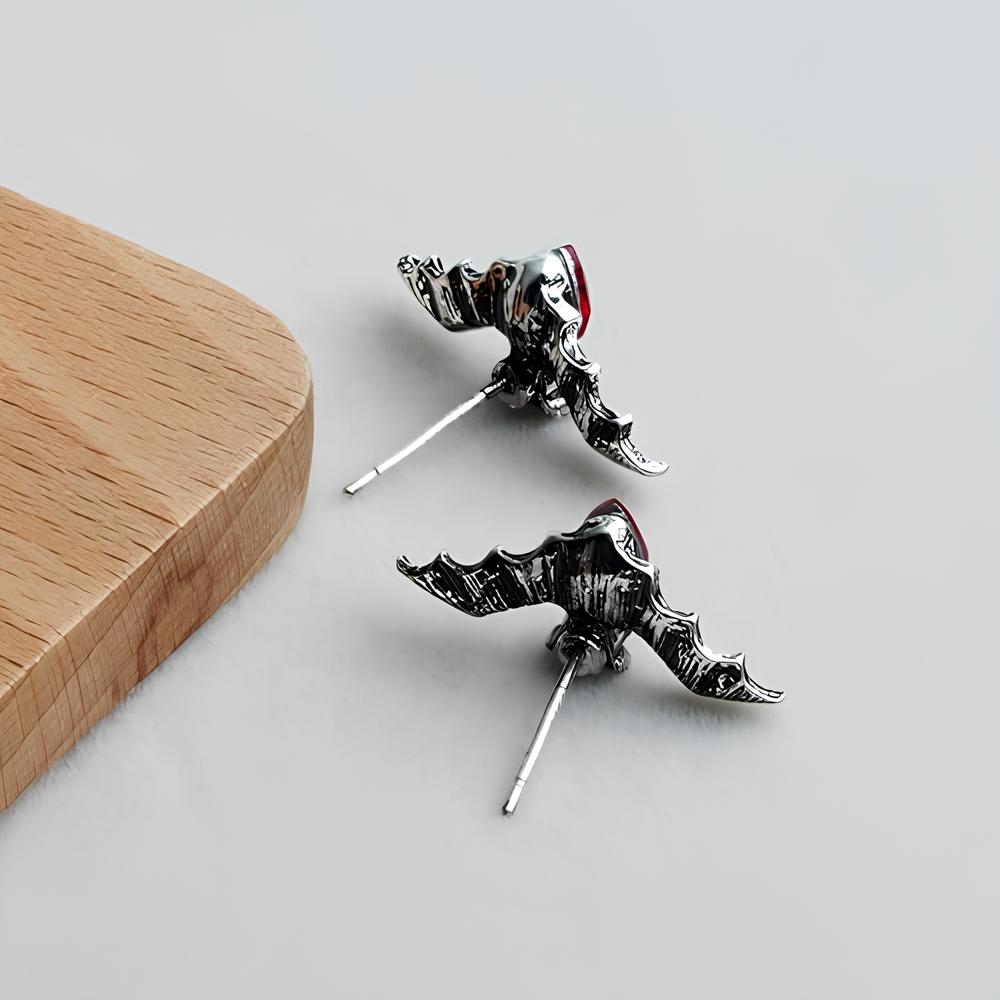 Bat Stud Earrings  GEMMACHIC