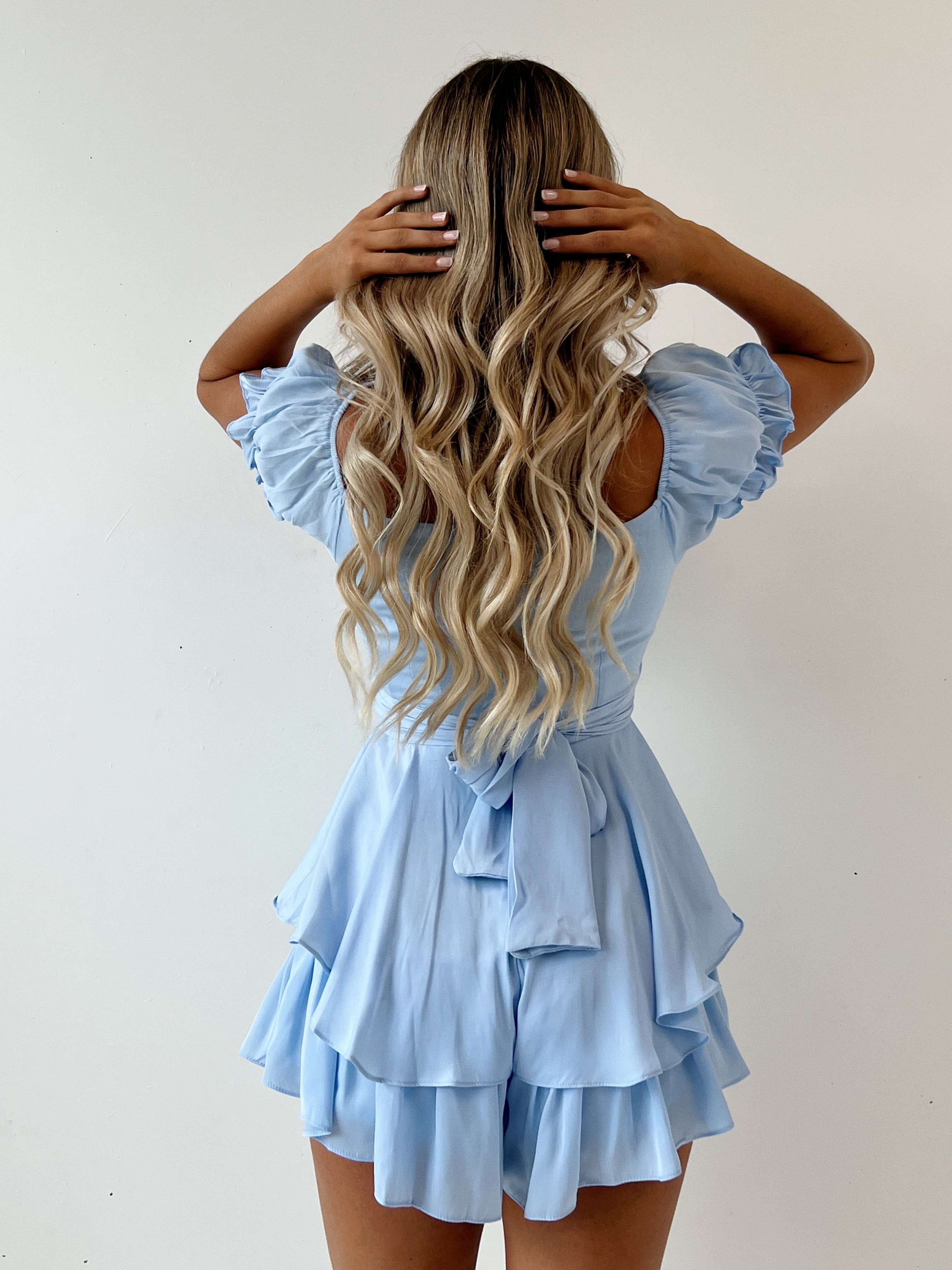 Auffie Playsuit - Blue  GEMMACHIC