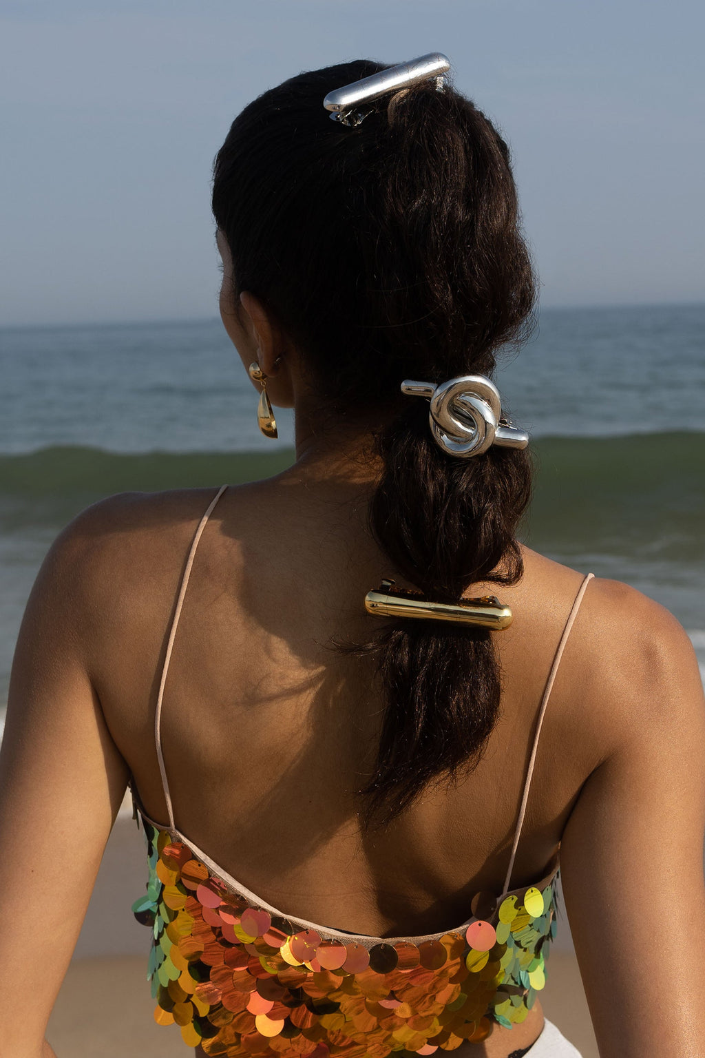 Glossy Bar Barrette  GEMMACHIC