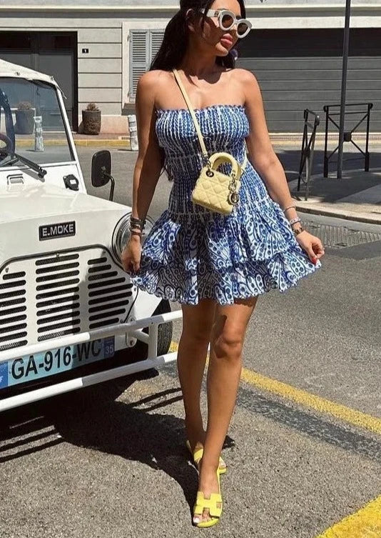 Dolce Dress - Blue  GEMMACHIC