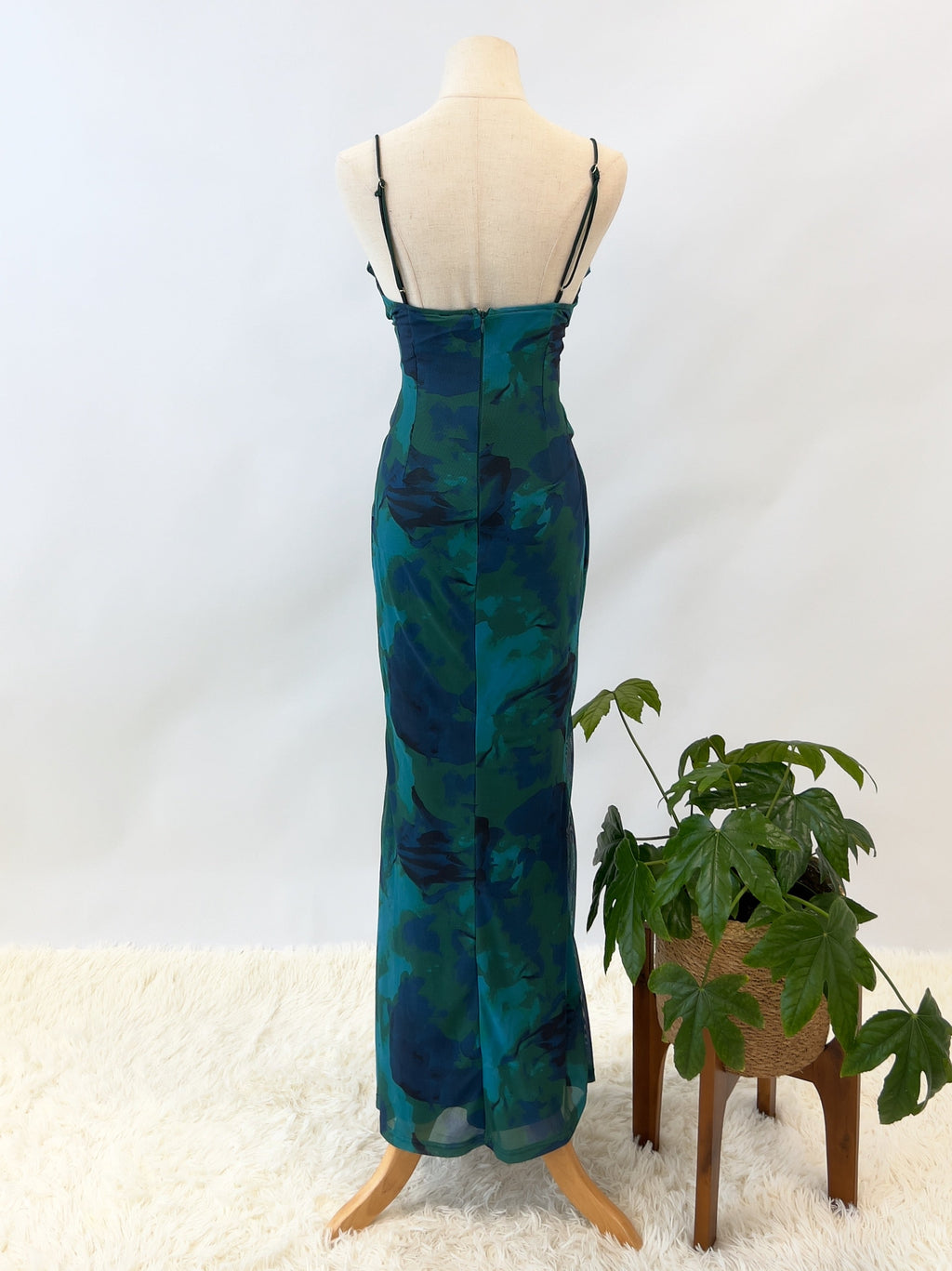 Blossom Maxi Dress - Teal Green  GEMMACHIC