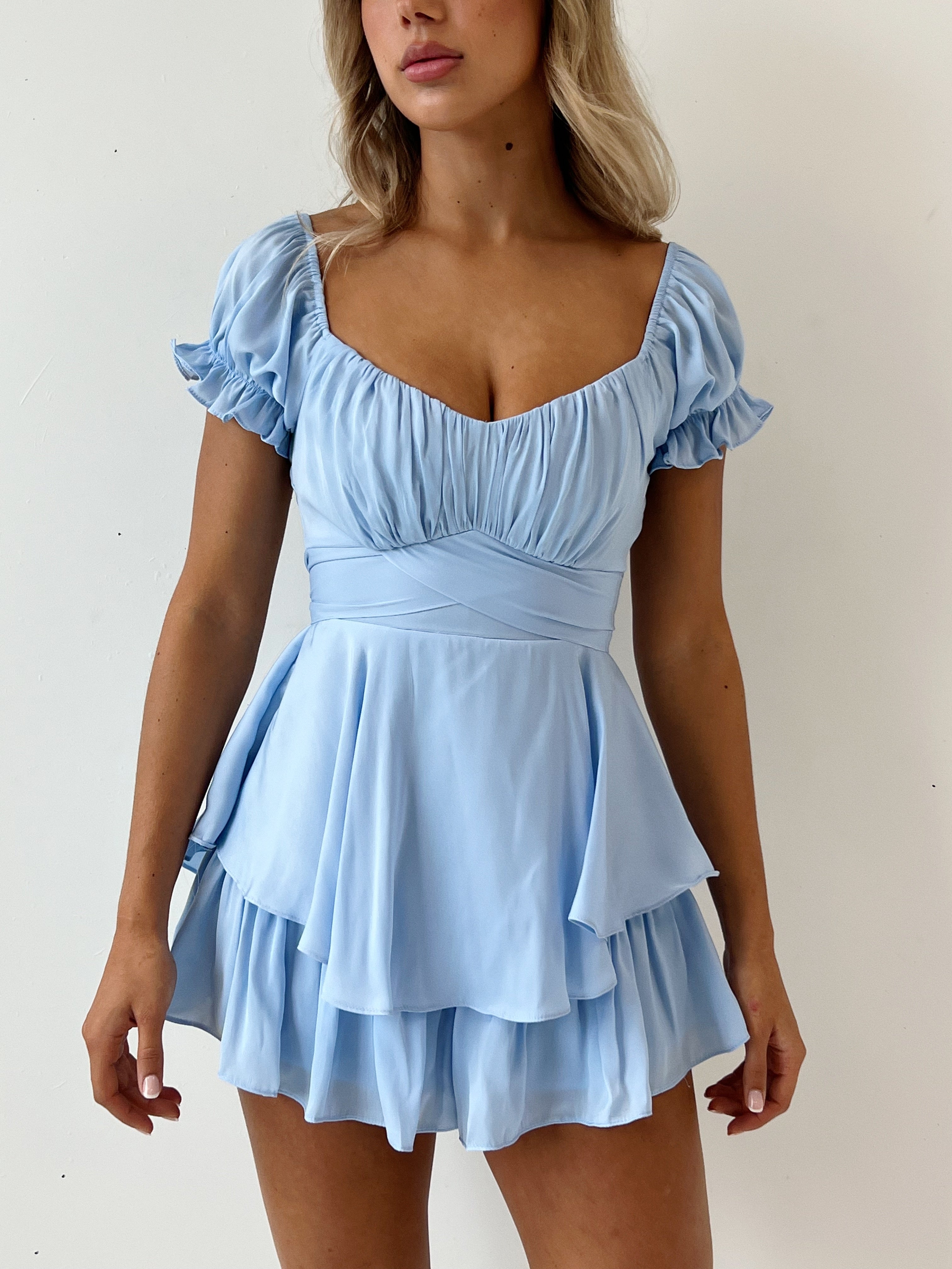Auffie Playsuit - Blue  GEMMACHIC