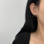 Bat Stud Earrings  GEMMACHIC