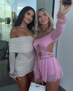 Penelope Dress - Cream  GEMMACHIC