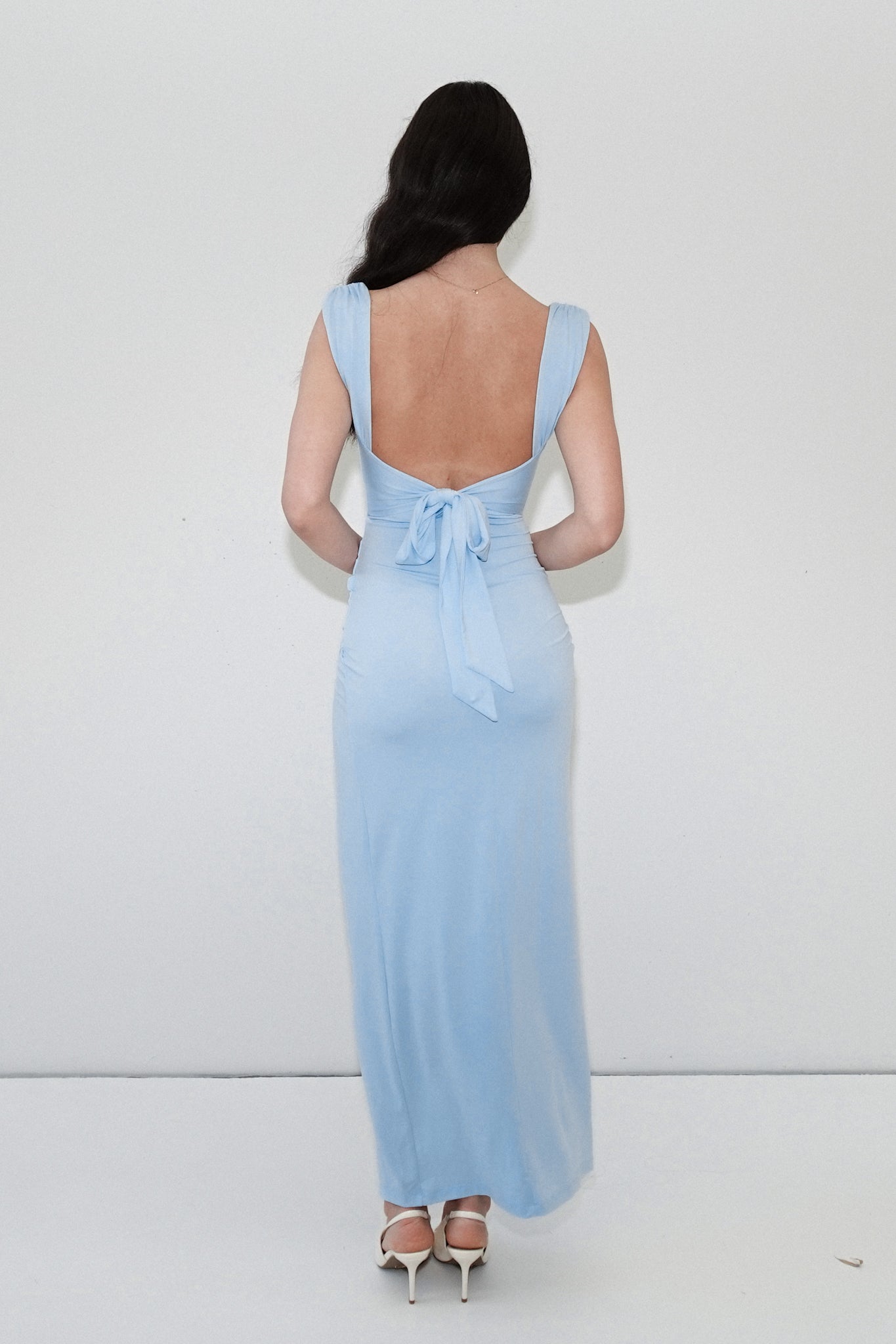 Polly Midi Dress - Blue  GEMMACHIC