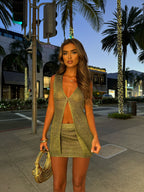 Sayla Two Piece - Green  GEMMACHIC