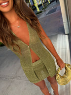 Sayla Two Piece - Green  GEMMACHIC