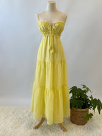 Rochelle Midi Dress - Lemon  GEMMACHIC