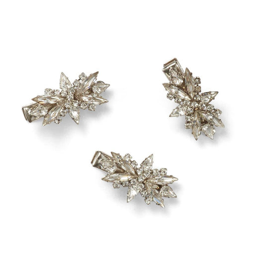 Martha Crystal Clip Set of Three