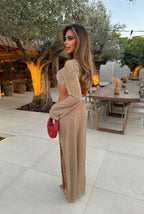 Elliana Dress - Nude  GEMMACHIC