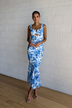 Melissa Floral Midi Dress  GEMMACHIC