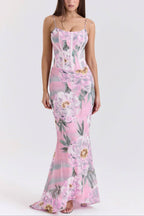 ANTONINA_Pink_Floral_Corset_Maxi_Dress_2