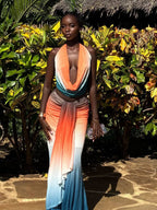 Aquarius Top & Skirt Two-Piece Set  GEMMACHIC