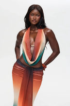 Aquarius Top & Skirt Two-Piece Set  GEMMACHIC