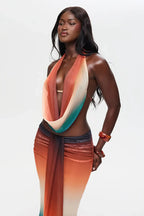 Aquarius Top & Skirt Two-Piece Set  GEMMACHIC