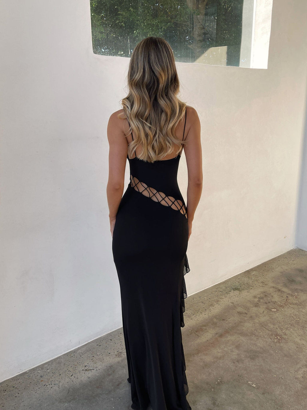 QUENTIN MAXI DRESS BLACK  Gemma Chic