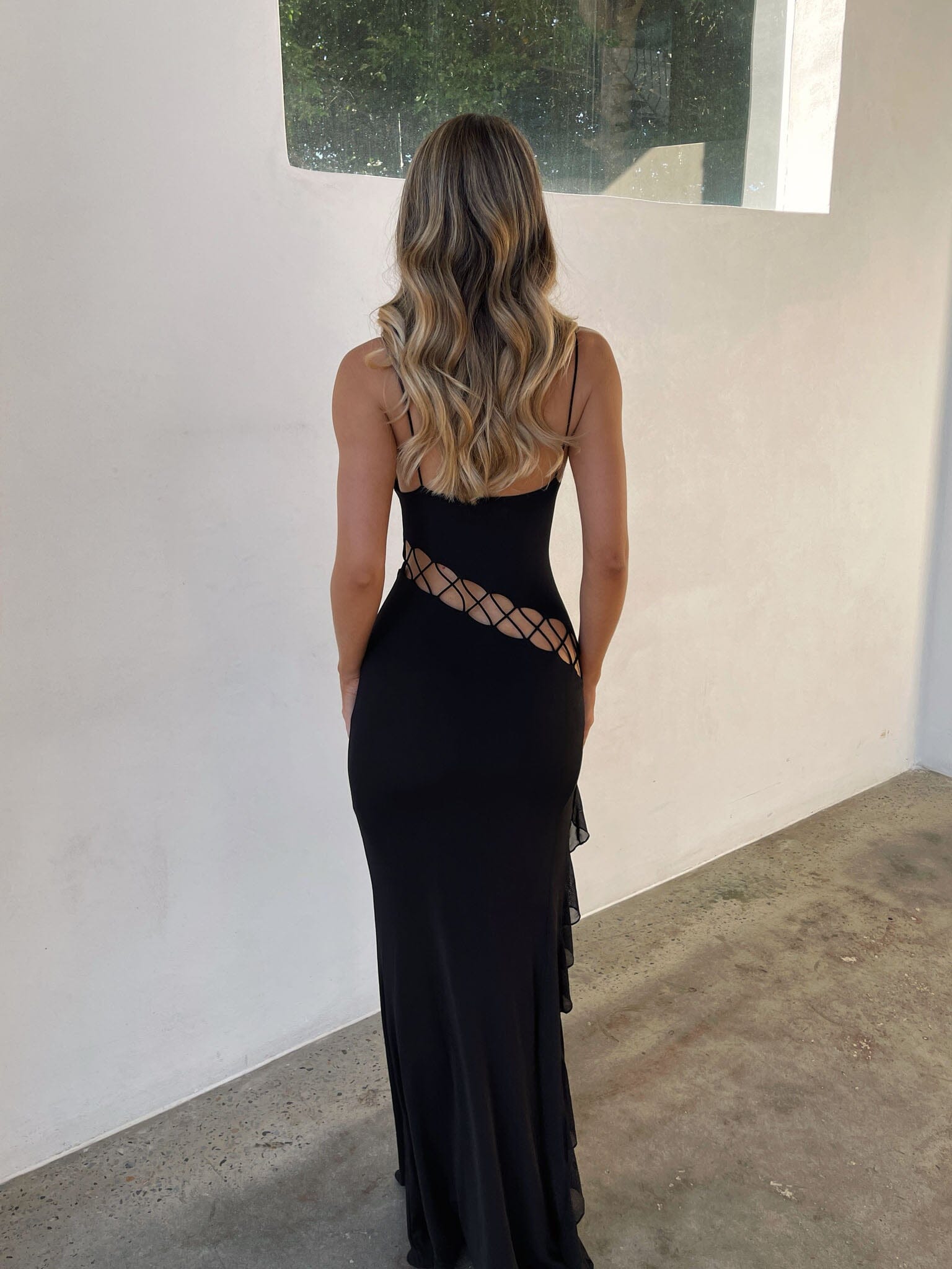 QUENTIN MAXI DRESS BLACK  Gemma Chic