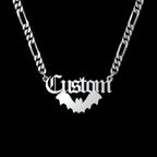 Bat Personalized Necklace  GEMMACHIC