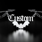 Bat Personalized Necklace  GEMMACHIC