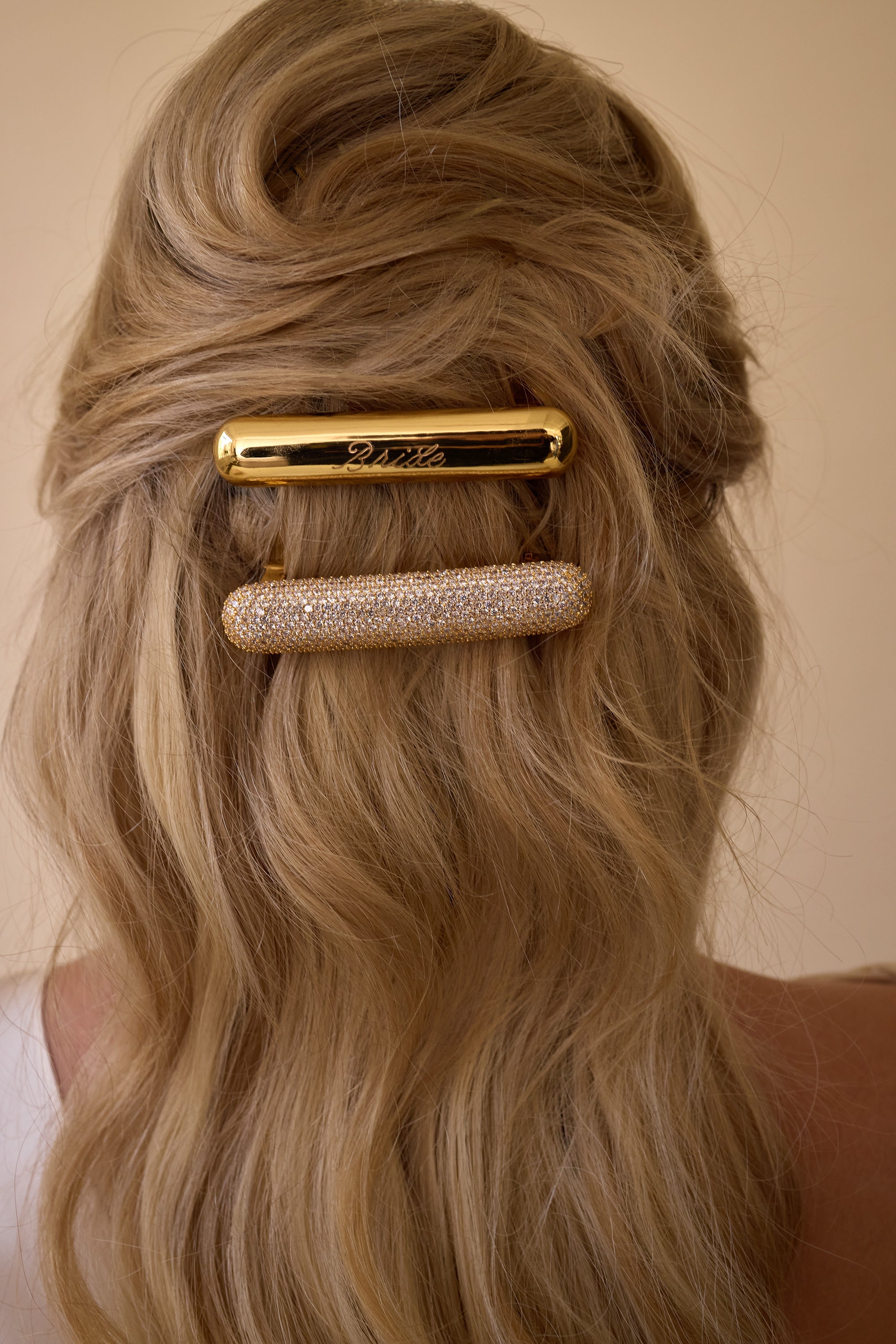 Glossy Bar Barrette  GEMMACHIC