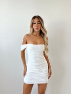 Ardell Mini Dress - White  GEMMACHIC