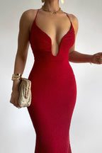 Magnificence Maxi Dress - Wine  GEMMACHIC