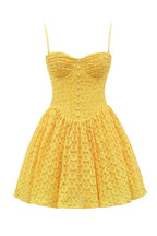 CAROLINA Apricot Lace Corset Mini Dress  Gemma Chic