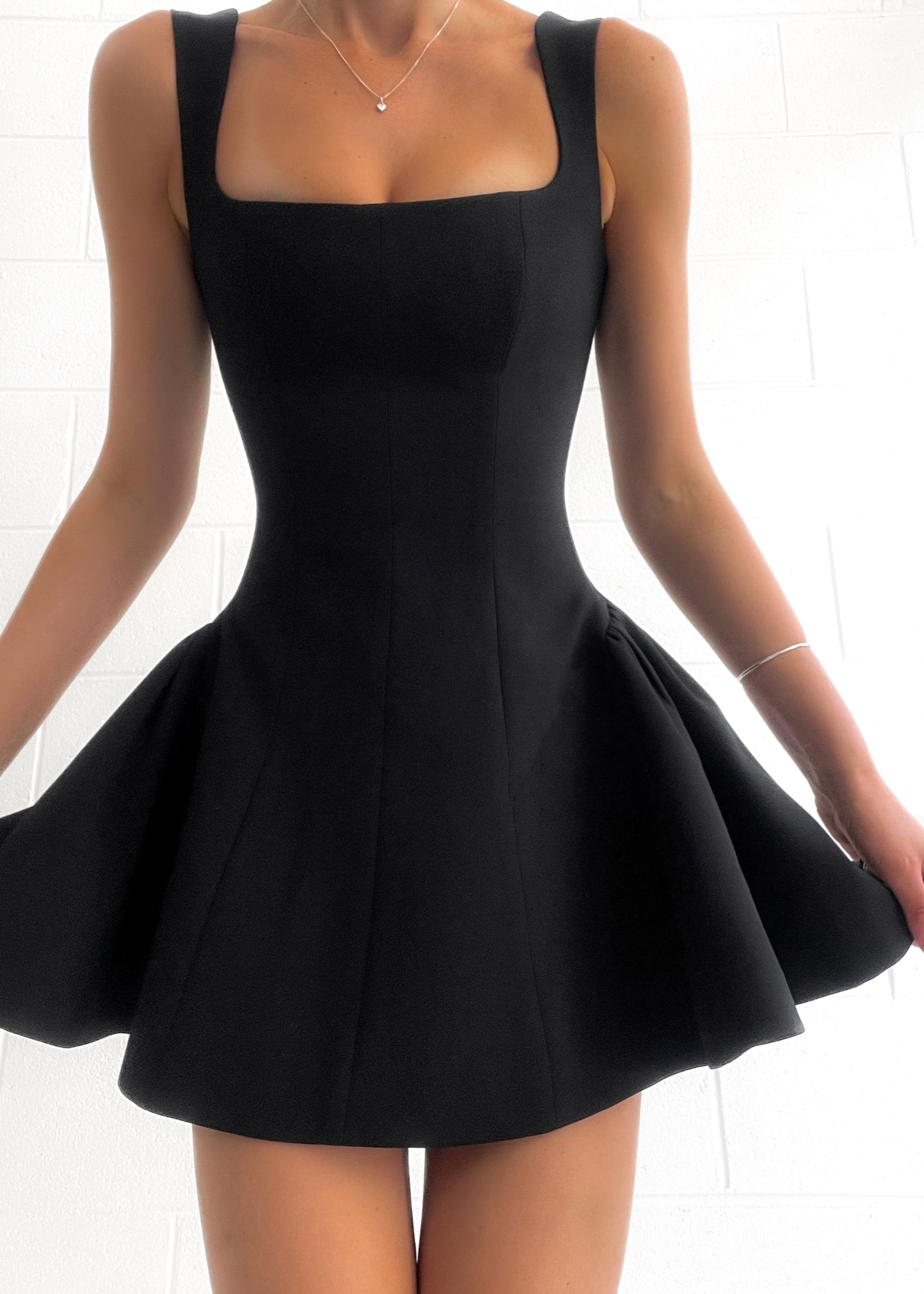 Vivienne Dress - Black  GEMMACHIC