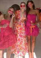 Ros¨¦ Dress - Fuchsia  GEMMACHIC