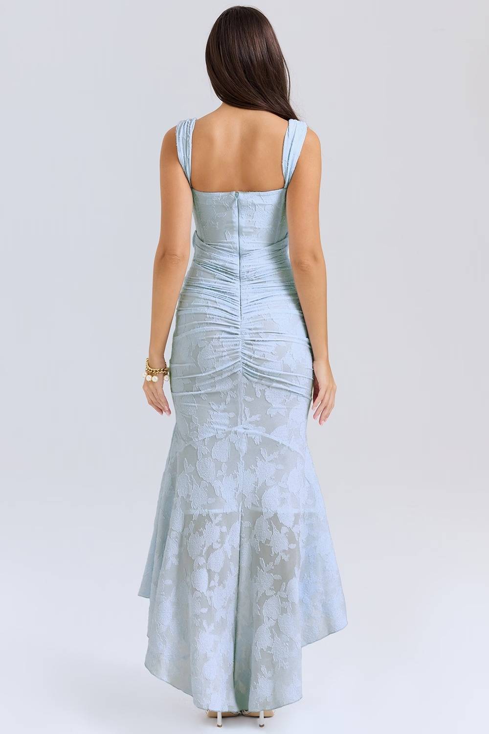 CESCA Bluebell Floral Maxi Dress  Gemma Chic