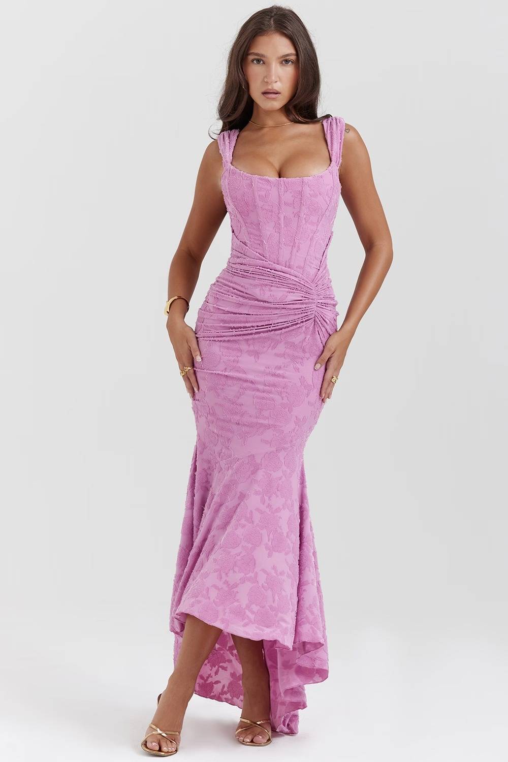 CESCA Bluebell Floral Maxi Dress  Gemma Chic