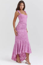 CESCA Bluebell Floral Maxi Dress  Gemma Chic