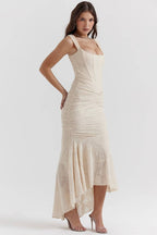 CESCA Bluebell Floral Maxi Dress  Gemma Chic